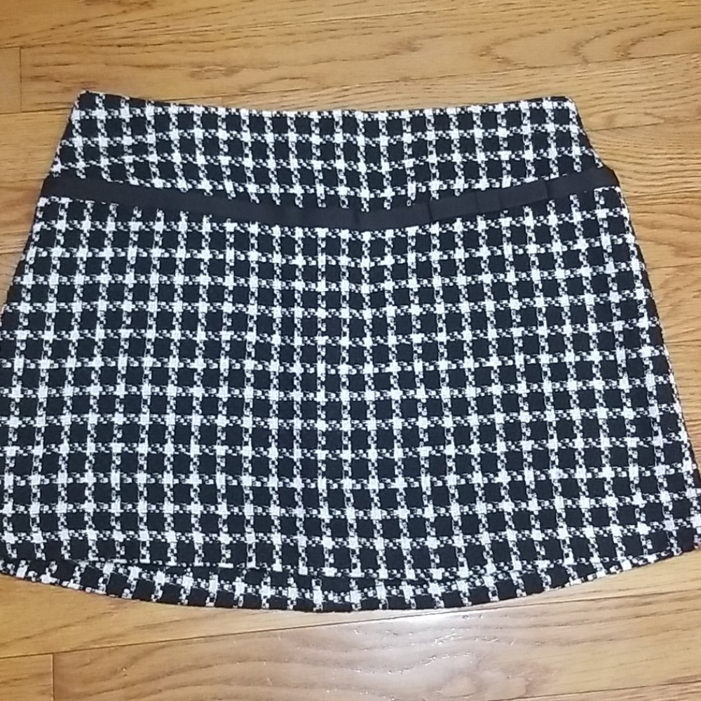 Xhilaration Houndstooth print Skirt juniors sz 5 NEW